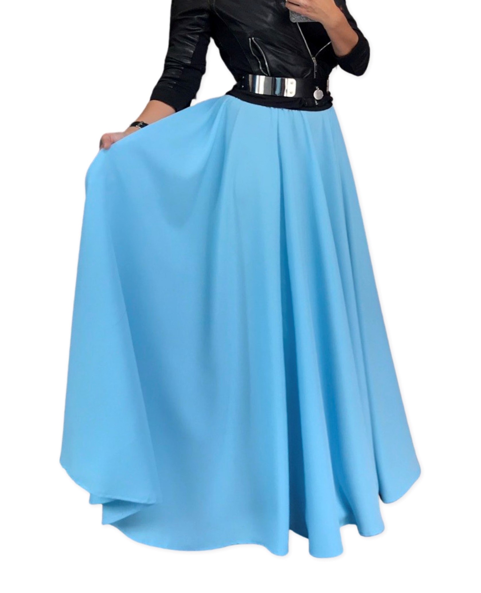 DLOUHÁ SUKNĚ - maxi sukně BOROS-SK-L-LBL 01